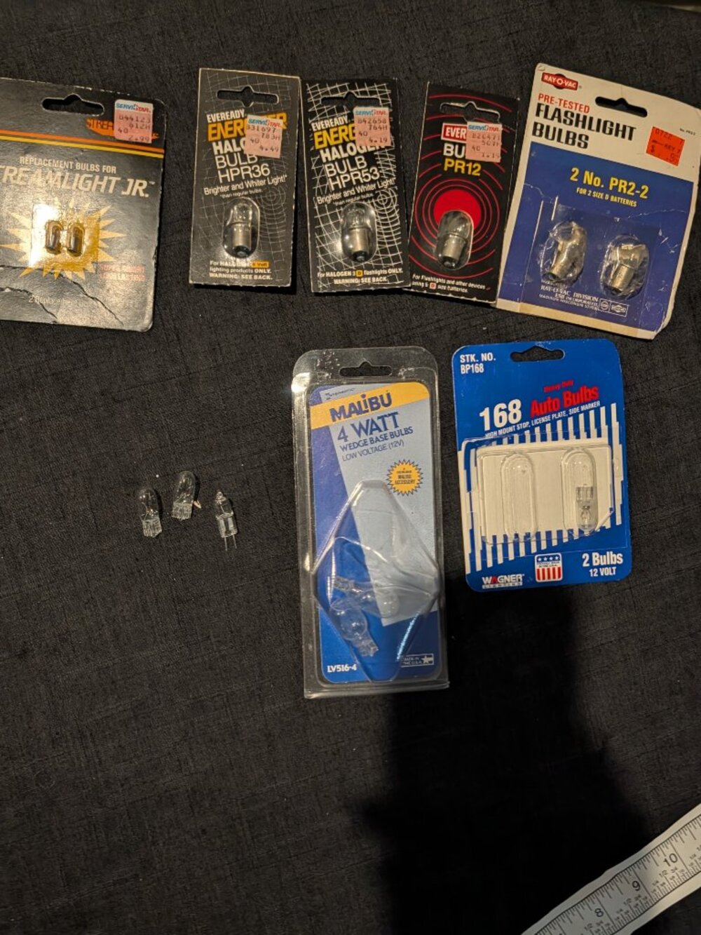 Vintage Flashlight Automotive & Landscape Miniature Bulbs 15-Bulb Mixed Lot